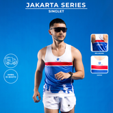 Tiento Singlet dry fit Official Merchandise Jakarta International Marathon 2025