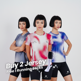 Early Bird Bormar | Paket 2 Pcs Jersey Women | (Free Socks)