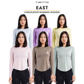 Tiento Jersey Running Women Kaos Olahraga Wanita Lengan Panjang Baju Lari Quick Dry East