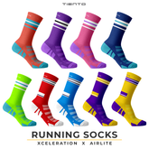 Tiento Sports Socks Running Futsal Fitness Airlite Xcel