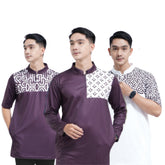 Tiento Baju Koko Muslim Kurta Pakaian Pria Lengan Panjang Pendek
