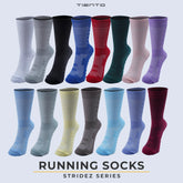 Tiento Kaos Kaki Olahraga Running Compression Socks Stridez Series Unisex Men Women
