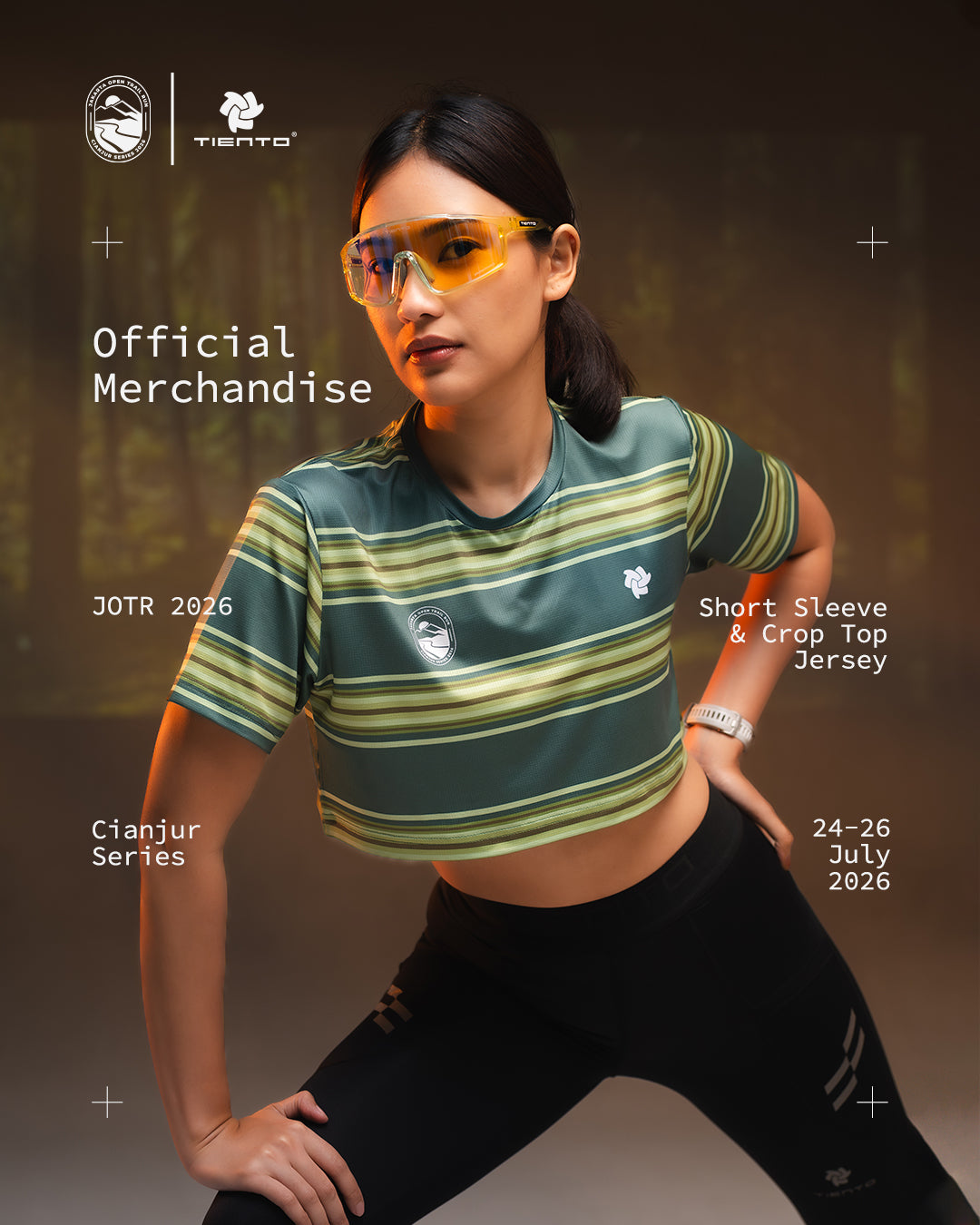 Tiento Crop Top Running Official Merchandise JOTR 2026