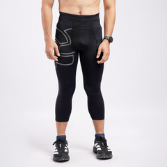 Tiento Baselayer Celana Legging Leging Ketat Olahraga 3/4 Pants Pria