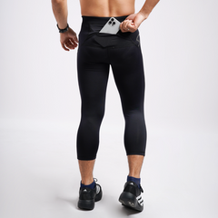 Tiento Baselayer Celana Legging Leging Ketat Olahraga 3/4 Pants Pria