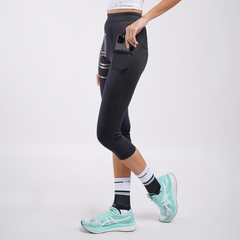 Tiento Celana Legging Olahraga Gym Fitness Zumba Lari Yoga 3/4 Pants Wanita Original