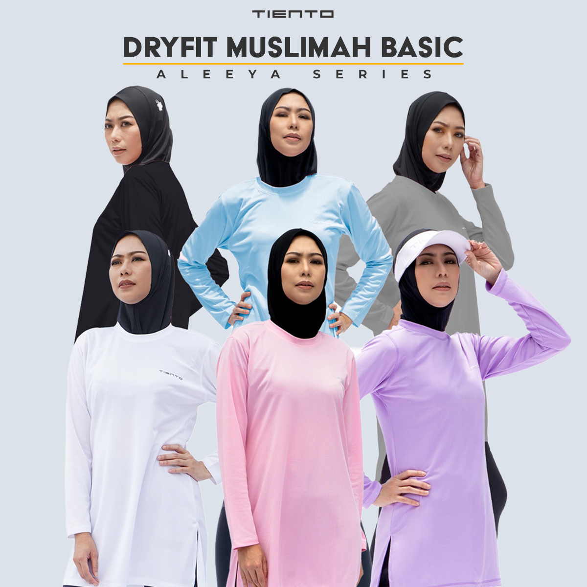 Tiento Long Sleeve Dry Fit Basic Aleeya