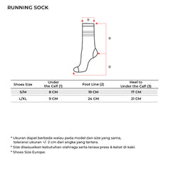 Xcel Compression Socks FREE Crew Socks Men Women Sport Accessories Kaos Kaki Futsal Running Unisex Pria Wanita