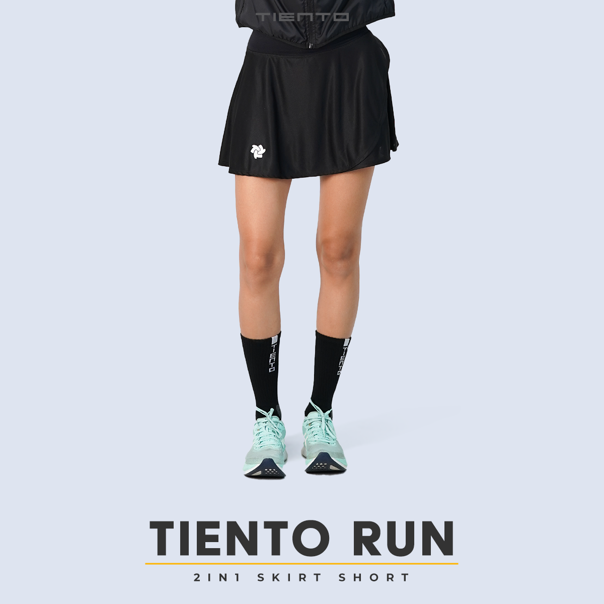 Tiento Rok Running Women Skirt Pendek Official Tiento Run 2026