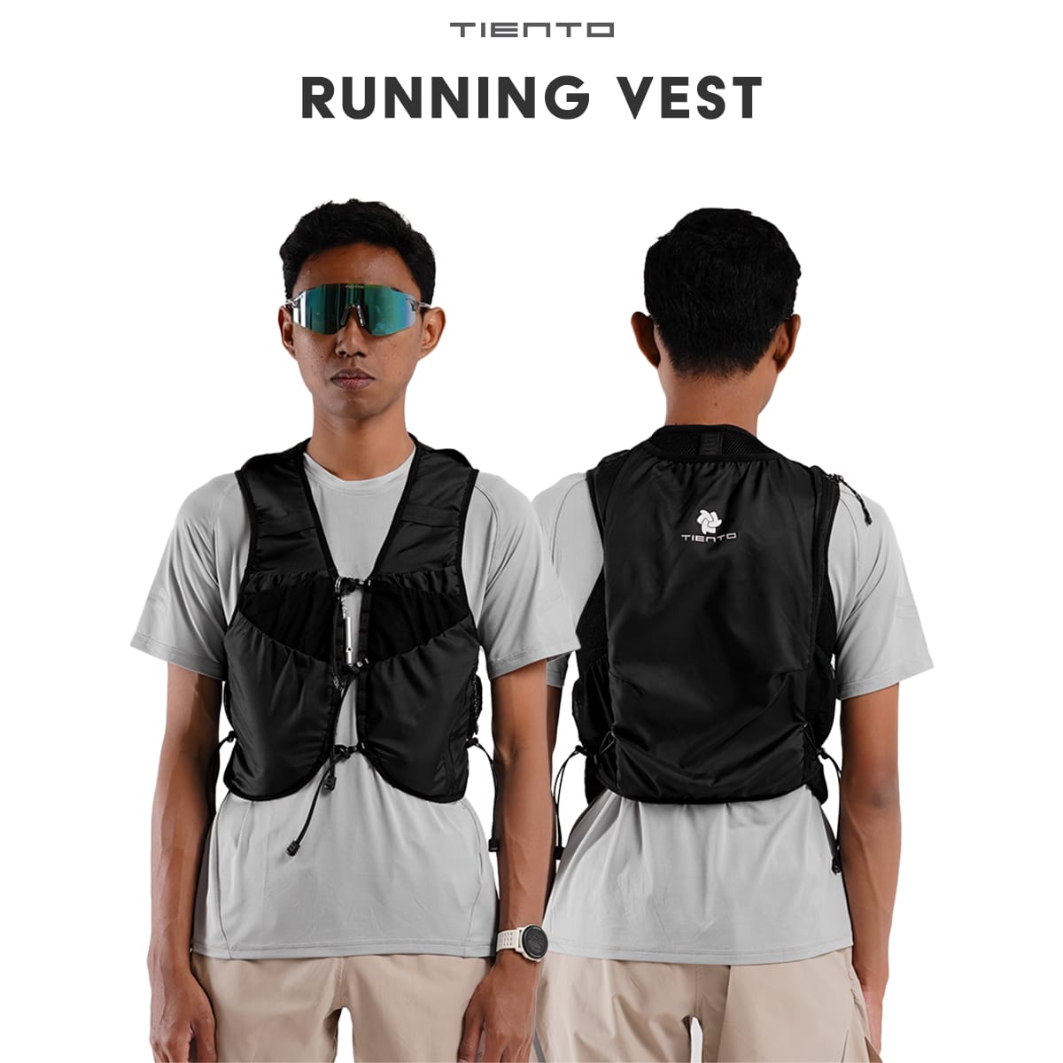Tiento Running Bag/Vest Tas Lari Backpack Sepeda Hydration Vest Hidropack Hydropack