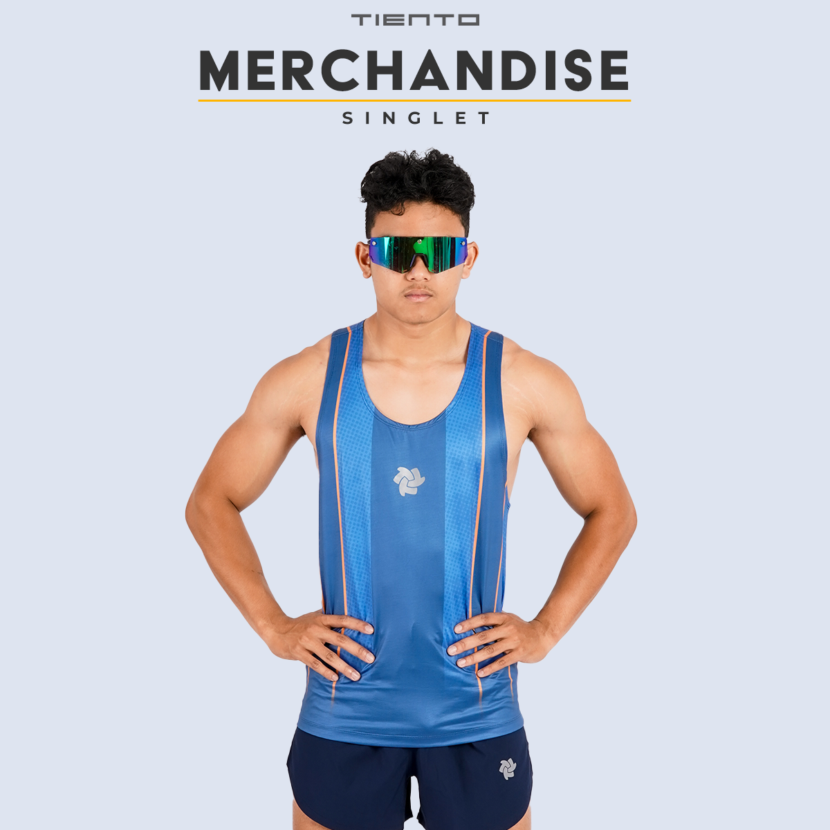 Tiento Singlet Sleeve Less Jersey Tangerang 10 K Special Edition