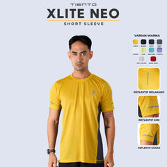 Tiento Kaos Olahraga Lari Baju Running Gym Dry Fit X-Lite Neo Pria