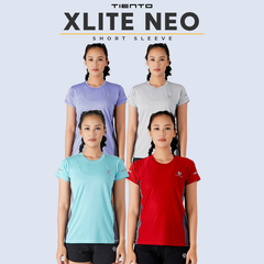 Tiento Kaos Olahraga Lari Baju Running Gym Dry Fit X-Lite Neo Wanita