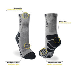 Xcel Compression Socks FREE Crew Socks Men Women Sport Accessories Kaos Kaki Futsal Running Unisex Pria Wanita