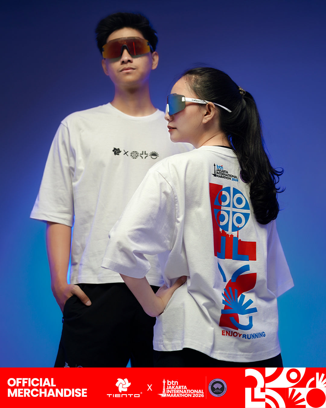Tiento T-Shirt Official Merchandise Jakarta International Marathon 2026