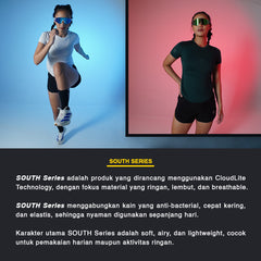 Tiento Jersey Running Women Kaos Olahraga Wanita Baju Lari Quick Dry South