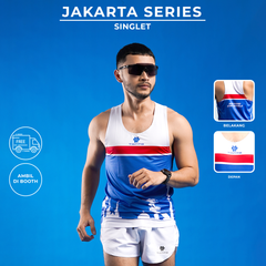Tiento Singlet dry fit Official Merchandise Jakarta International Marathon 2025
