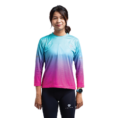 Tiento Baju Running Wanita Long Sleeve Airlite