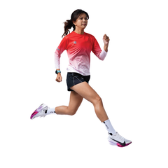 Tiento Baju Running Wanita Long Sleeve Airlite