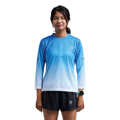 Tiento Baju Running Wanita Long Sleeve Airlite