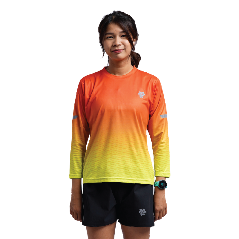 Tiento Baju Running Wanita Long Sleeve Airlite