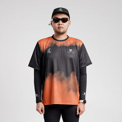 Tiento Merchandise Jersey Kaki Besi Orange Unisex Men Women (Harga 1 pcs)