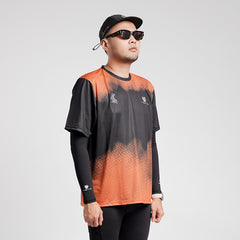 Tiento Merchandise Jersey Kaki Besi Orange Unisex Men Women (Harga 1 pcs)