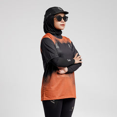 Tiento Merchandise Jersey Kaki Besi Orange Unisex Men Women (Harga 1 pcs)