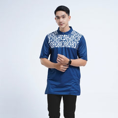 Tiento Baju Koko Muslim Kurta Pakaian Pria Lengan Panjang Pendek