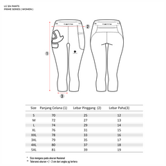 Tiento Celana Legging Olahraga Gym Fitness Zumba Lari Yoga 3/4 Pants Wanita Original