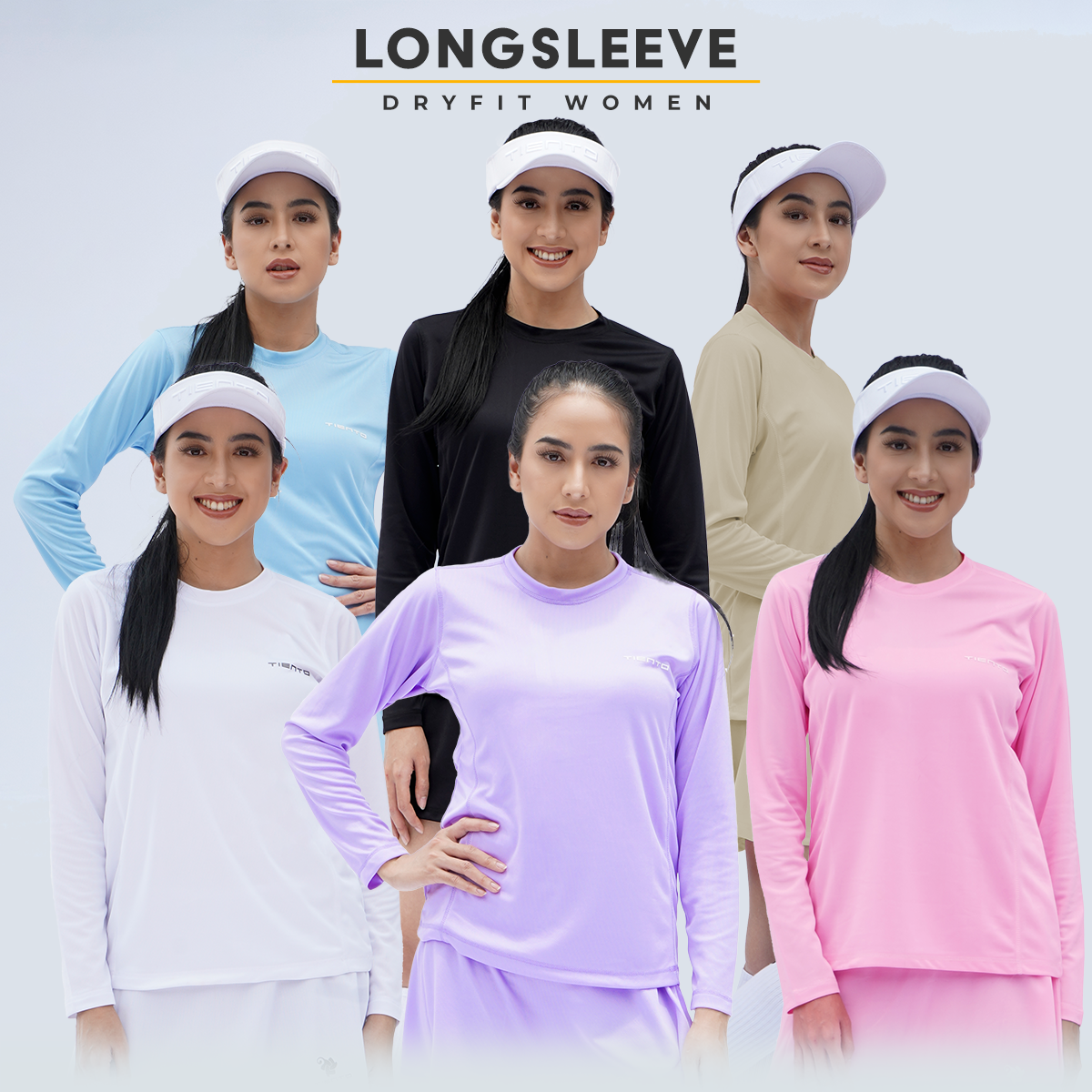 Tiento Long Sleeve Dry Fit Basic Women