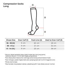 Tiento Sporty Long Compression Socks