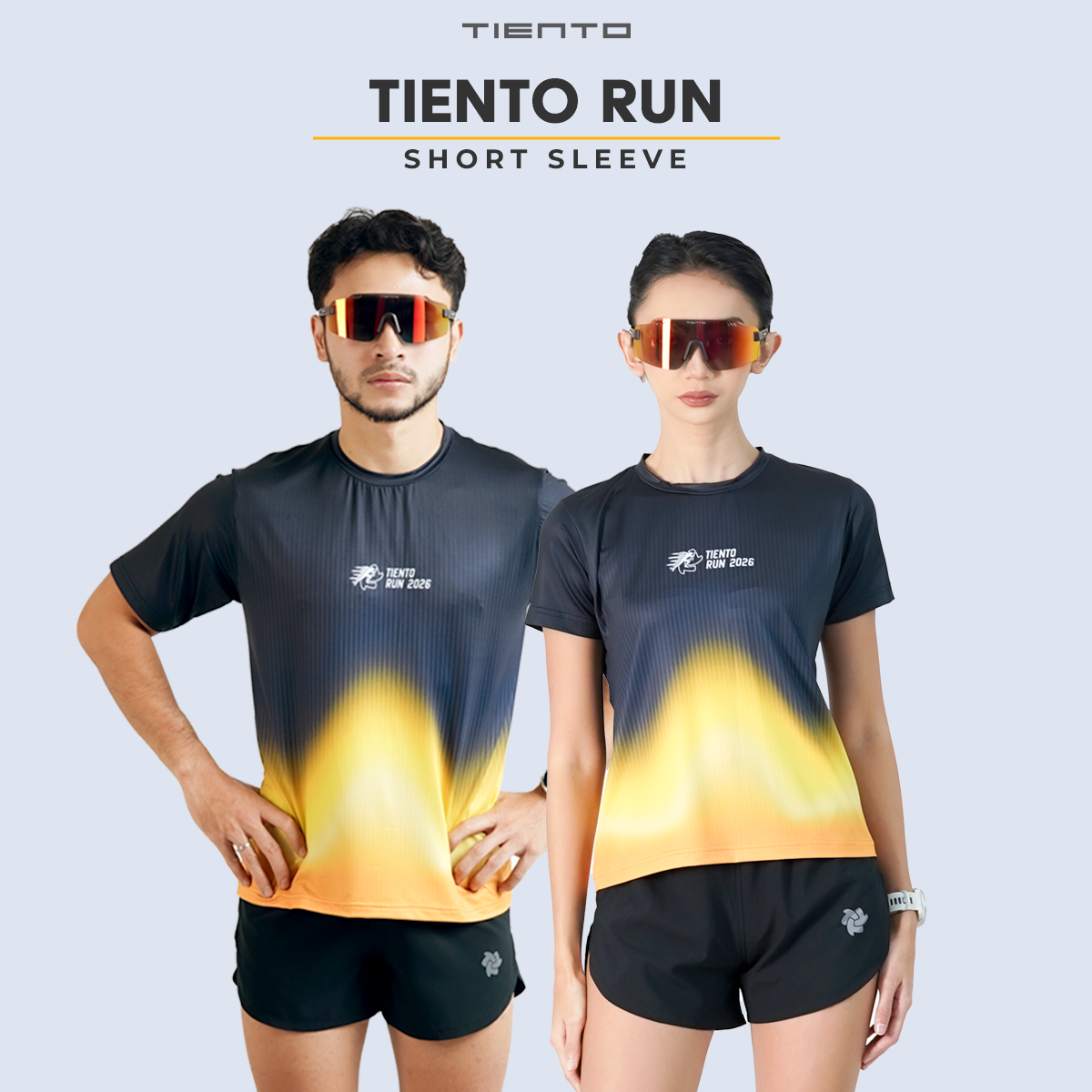Jersey Official Tiento Run 2026 Short Sleeve Men dan Women