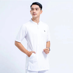 Tiento Baju Kaos Muslim Pria Lengan Pendek Koko Polos Ramadhan Lebaran Kurta 3in1 Ibadah Kerja Olahraga Basic