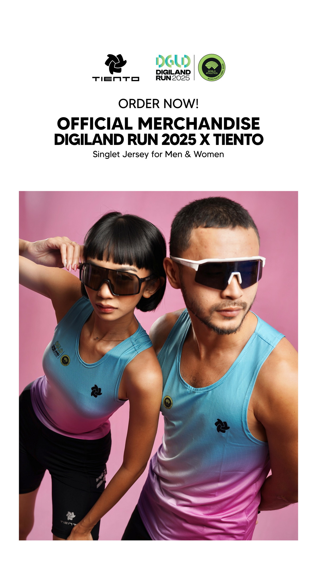 Tiento Singlet Dry Fit Special Edition Digiland Run 2025 (Pre Order)