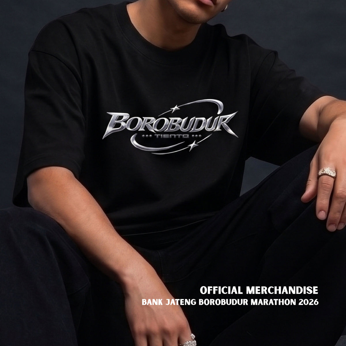 Pre Order T-Shirt Official Merch Borobudur Marathon 2026