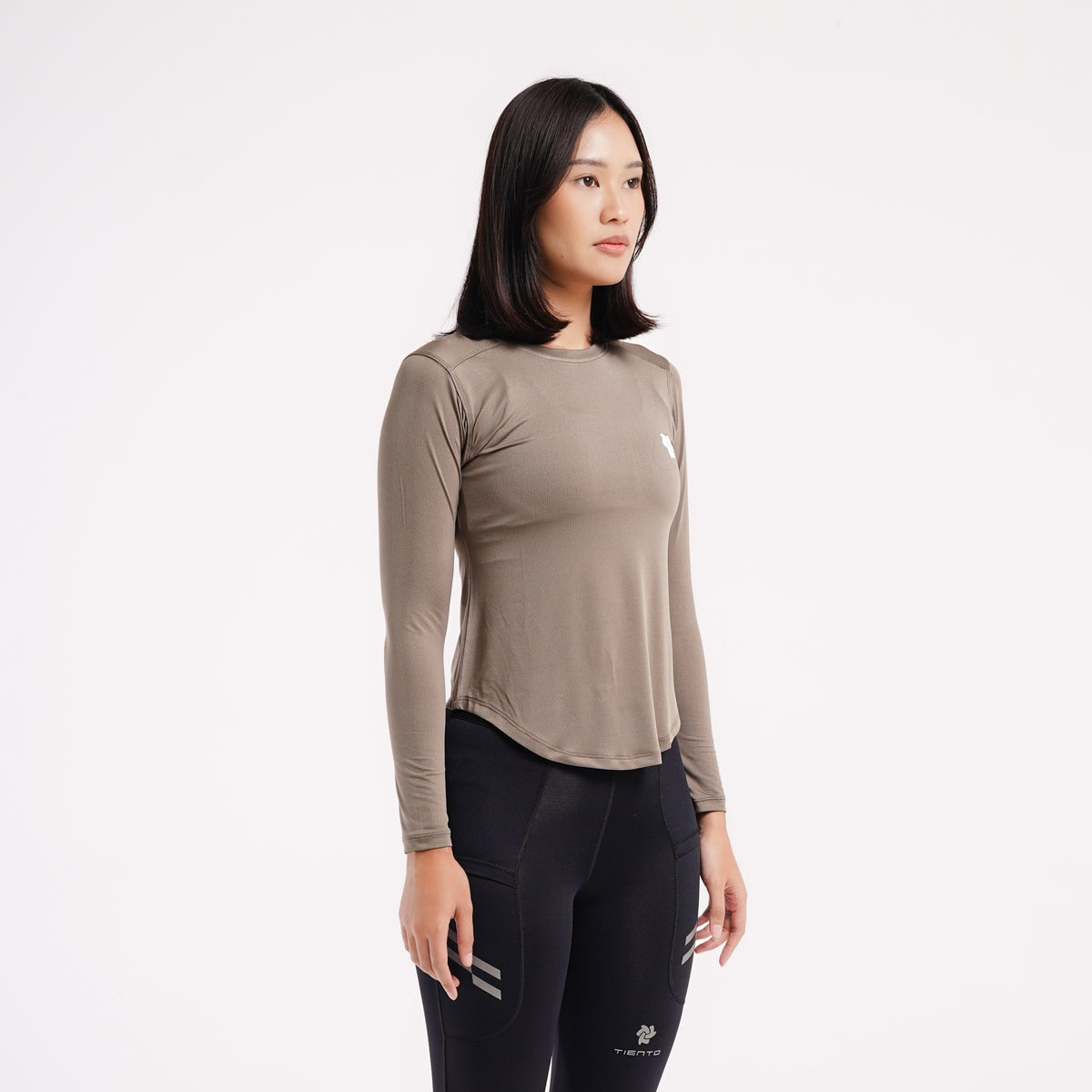 Tiento Jersey Running Women Kaos Olahraga Wanita Lengan Panjang Baju Lari Quick Dry East