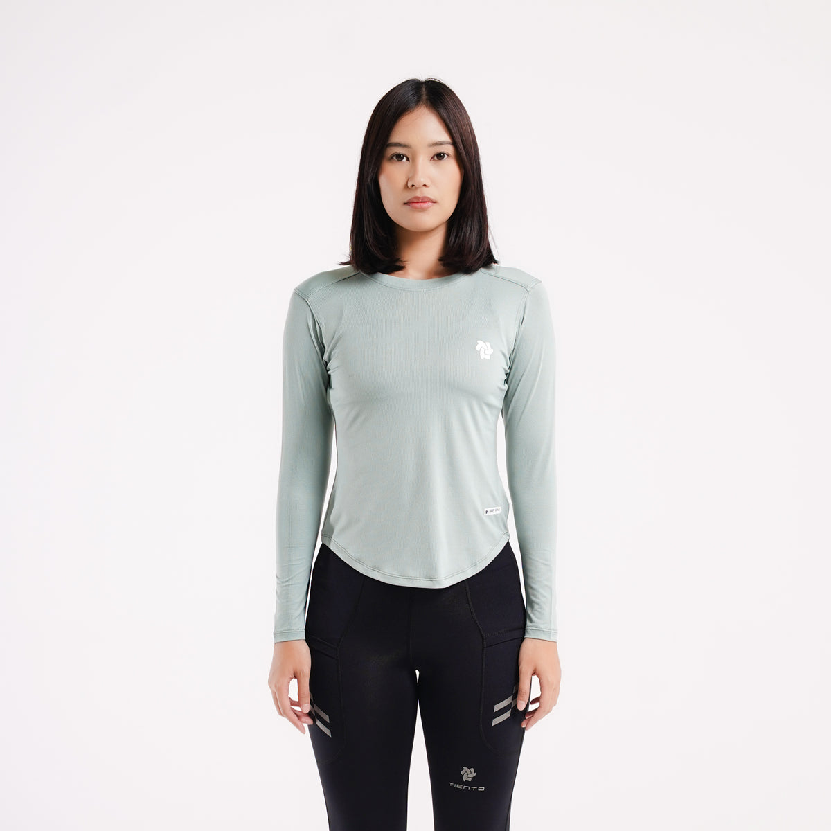 Tiento Jersey Running Women Kaos Olahraga Wanita Lengan Panjang Baju Lari Quick Dry East
