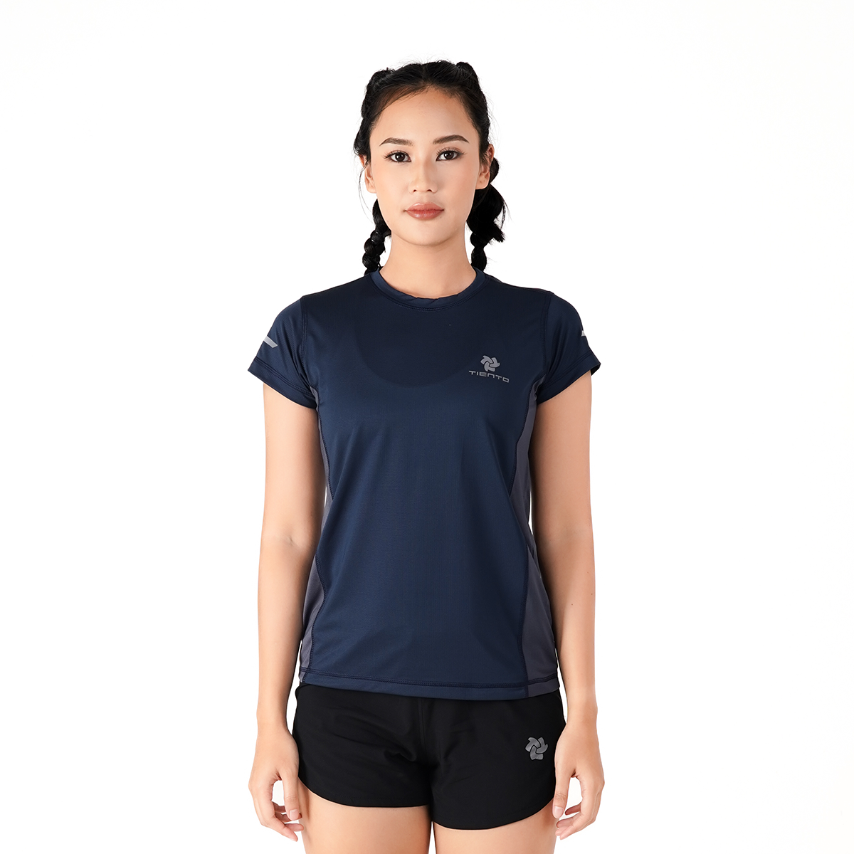 Tiento Kaos Olahraga Lari Baju Running Gym Dry Fit X-Lite Neo Wanita