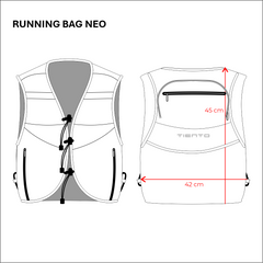 Tiento Running Bag/Vest Tas Lari Backpack Sepeda Hydration Vest Hidropack Hydropack
