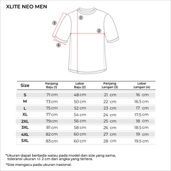 Tiento Kaos Olahraga Lari Baju Running Gym Dry Fit X-Lite Neo Pria