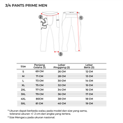 Tiento Baselayer Celana Legging Leging Ketat Olahraga 3/4 Pants Pria