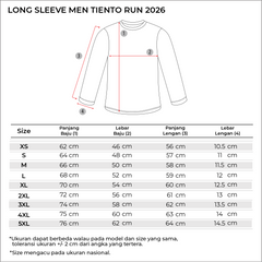 Jersey Official Tiento Run 2026 Long Sleeve Men dan Women
