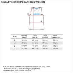 Tiento Singlet Official Merchandise Pocari 2026