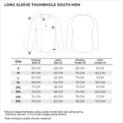 Tiento Jersey Running Men Kaos Olahraga Pria Lengan Panjang Baju Lari Quick Dry South