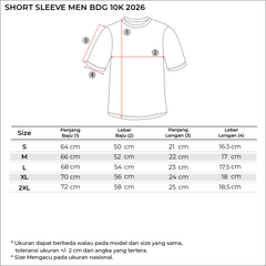 Tiento Jersey Short Sleeve Merchandise Bandung 10K Series
