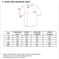 Pre Order T-Shirt Official Merch Borobudur Marathon 2026