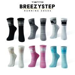 Tiento Kaos Kaki Olahraga Lari Running Socks Kaoskaki Trail Run Futsal Gym Breezystep