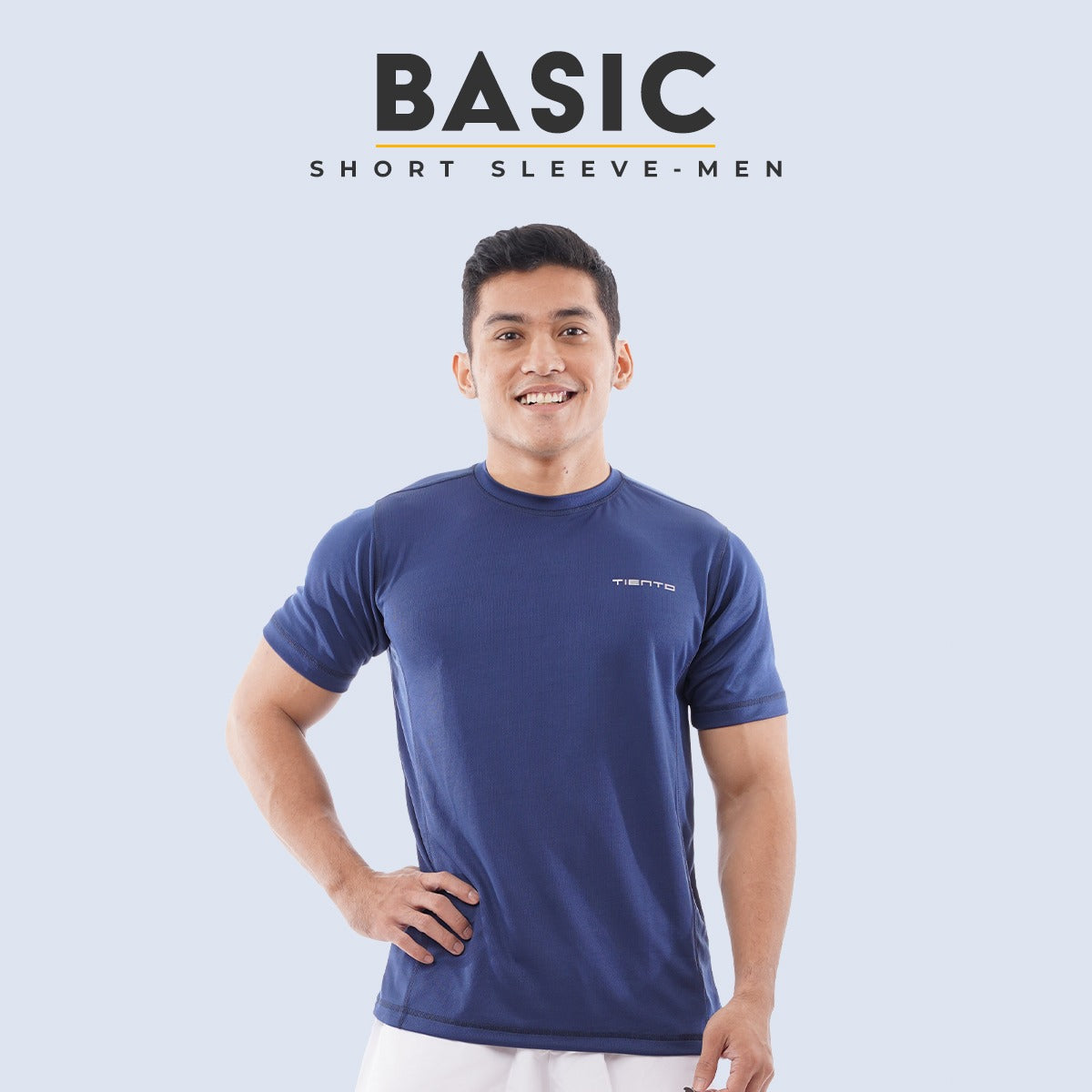 [BUY 1 GET 2] Tiento Short Sleeve Dry Fit Basic Men