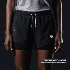Tiento 2in1 Super Short Pants North Women Official Merch Borobudur Marathon 2026
